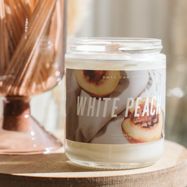 White Peach Candle