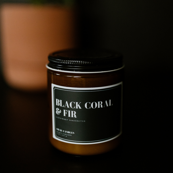 Black Coral & Fir Candle